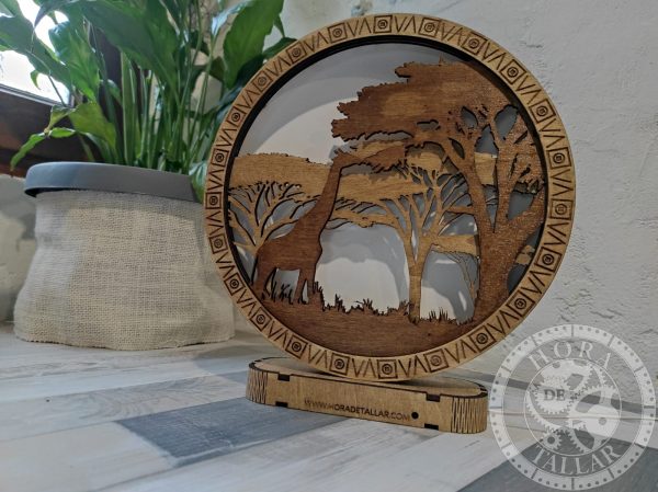 Lampara decorativa África
