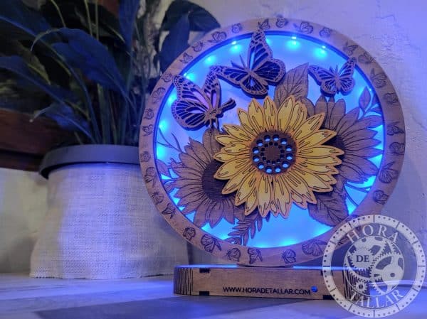 Lampara decorativa Girasoles - Imagen 2