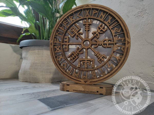 Lampara led RGB decorativa Vegvisir - Imagen 2